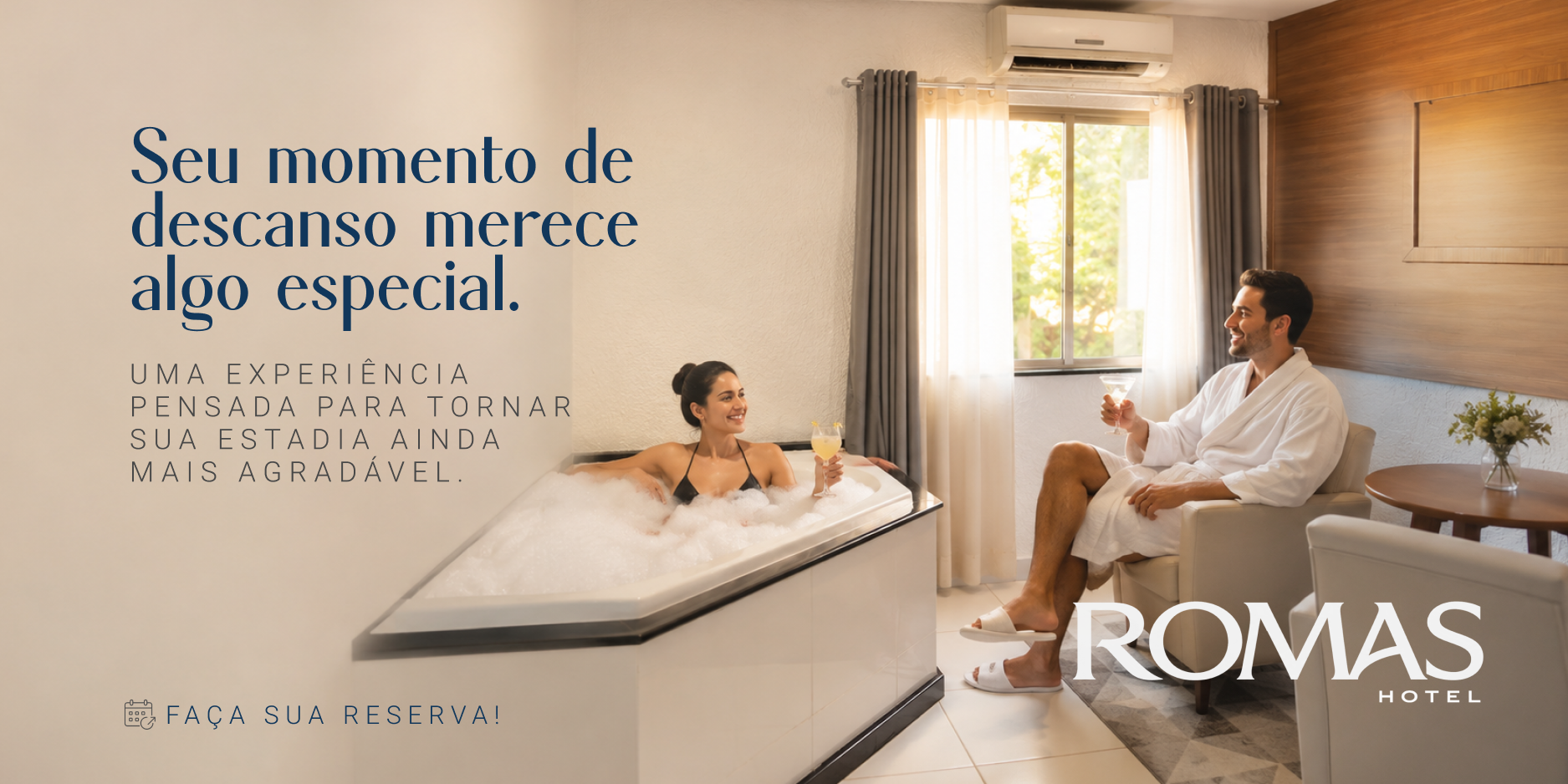 Seu momento de descanso merece algo especial · Roma's Hotel